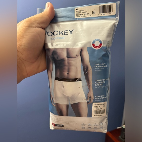 🆕 Brand New Jockey StayCool 3-Pack Boxer Briefs - Picture 4 of 6